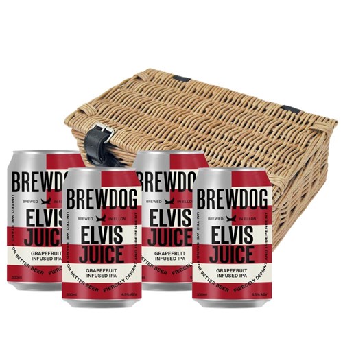 Four Can Hamper of Brewdog Elvis Juice IPA 330ml (4 x 330ml)